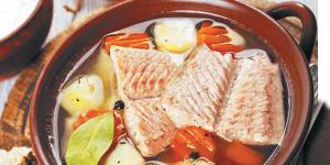 Быстрый рыбный суп с неркой Суп из нерки